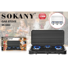 Настільна газова плита Sokany SK 6003 триконфоркова