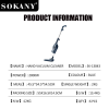 Ручний провідний пилосос вертикальний вакуумний Sokany 13043 Контейнерний пилосос 2в1 для дому 2000 Вт