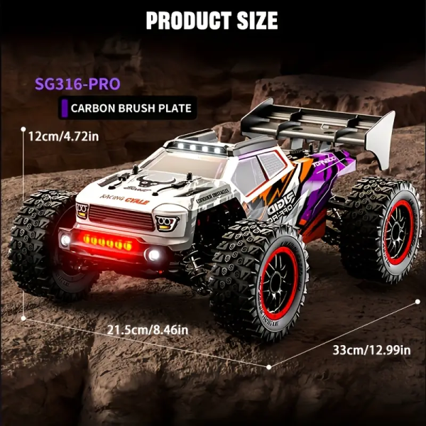 SG316 PRO Радіокерований автомобіль 1:16 40 км/год радіокеровані автомобілі іграшки для дорослих та дітей
