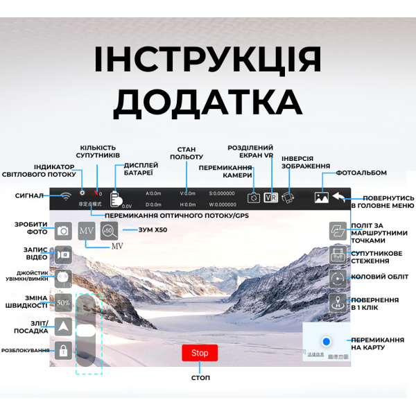 Квадрокоптер LYZRC L103 з камерою 4K HD, GPS, безщіткові мотори, Wi-Fi, до 1.2 км, до 25 хв + кейс
