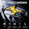 Квадрокоптер M5 2024 Mini Drone, БК мотори до 150 м. до 25 хв. польоту + акб