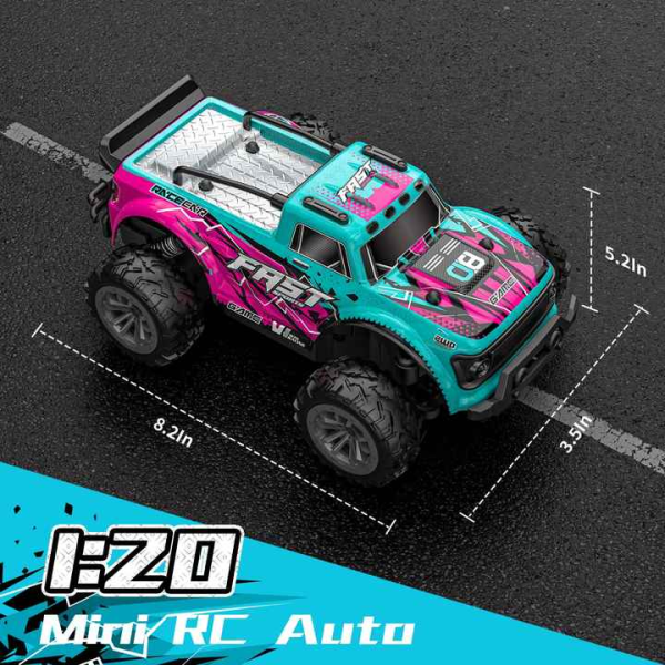 Машинка на радіокеруванні машинка на пульті управління KFplan KF23 1:20 4WD Автомобіль 20 км/год Дрифт 2 АКБ