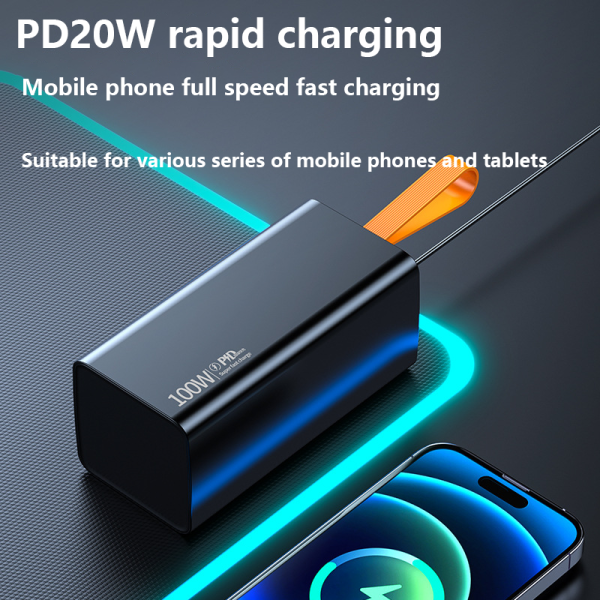 УМБ Power Bank повербанк PowerBank 100w 60000 mAh, зі швидкою зарядкою + для ноутбука + подарунок ЗСУ