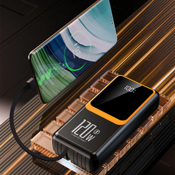 УМБ Power Bank повербанк PowerBank 120w 50000 mAh, PD 33 зі швидкою зарядкою  + подарунок ЗСУ