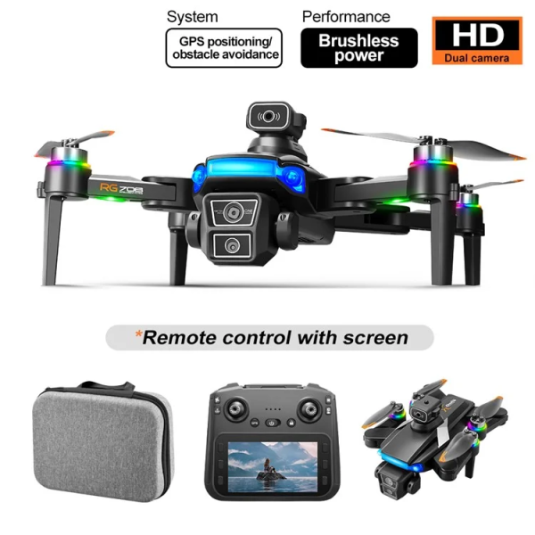 Квадрокоптер дрон із камерою RG706 MAX 4K HD, GPS, FPV 2 км 25 м. польоту + кейс