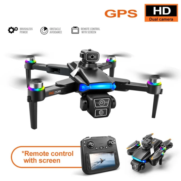 Квадрокоптер дрон із камерою RG706 MAX 4K HD, GPS, FPV 2 км 25 м. польоту + кейс