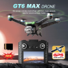 Квадрокоптер GT6 MAX з RC-пультом, FPV камерою HD, складний дрон для початківців, дальність до 1.5 км, час польоту до 15 хв
