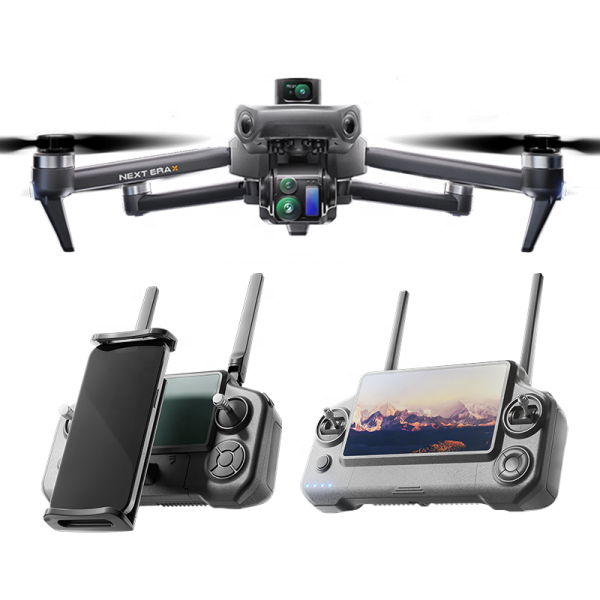 Професійний квадрокоптер SMRC P7 Max з камерою 4K, 3-осьовим підвісом, GPS, EIS, 5G, пульт з екраном