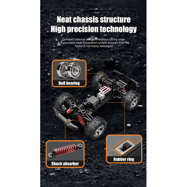 Радіокерований джип багги JJRC C8819 1/20 RTR 4WD 30 км/ч 2.4G Внедорожный скоростной пикап