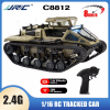 Гусеничний всюдихід Радіокерований Дрифт-Краулер JJRC C8812 1/16 Автомобіль 360 ° танки Світло RC
