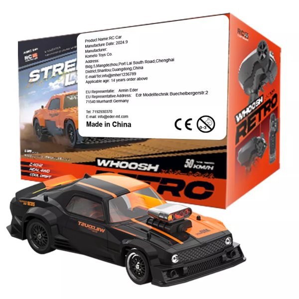 Радіокерована Дрифт-Машинка KAMTOM 1/16 2.4G 50KM/H 4WD Машина з ESP Гіроскопом