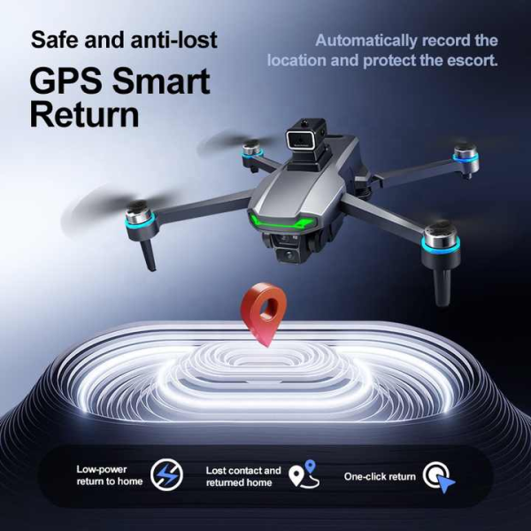 Квадрокоптер дрон ZLL SG601 pro GPS 5G WiFi FPV з контролером 5,9-дюймовим РК-екраном 720P з подвійною камерою