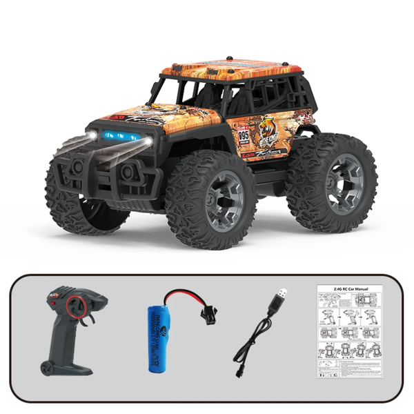 Радіокерована машинка джип JJRC Q181 Off-Road 1:20 - міні монстр-трак 20 км/год