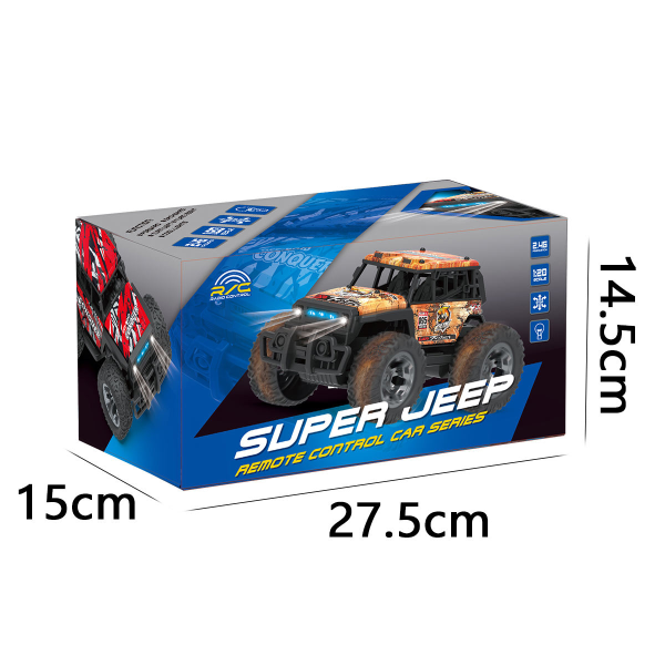 Радіокерована машинка джип JJRC Q181 Off-Road 1:20 - міні монстр-трак 20 км/год