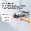 Професійний Квадрокоптер SJY XiL017 4K дрон з 3-х осевим підвесом, 6 км, 40 хв. екран на пульті