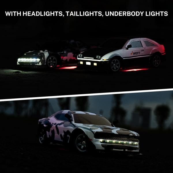 Радіокерована дрифт-машина SJY S921 1:16 4WD RC дрифт автомобіль з LED та двома акумуляторами