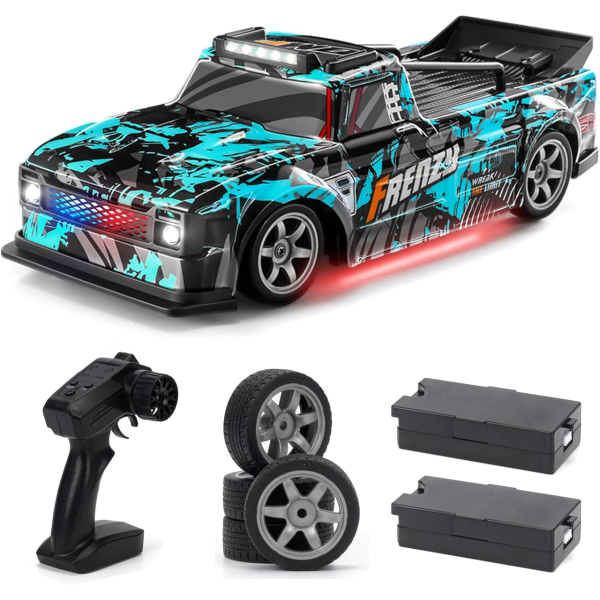 Радіокерована дрифт-машина SJY S923 1:16 4WD RC дрифт автомобіль з LED та двома акумуляторами