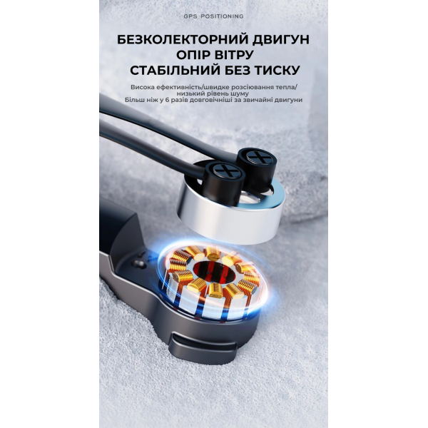 Професійний квадрокоптер РС пульт LYZRC L600 PRO-1 4K HD, GPS, до 1500 м, 28м. польоту  / 2 акумулятори
