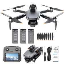 Професійний квадрокоптер LYZRC L600 PRO-1 з камерою 4K, GPS, 5G Wi-Fi, пульт з дисплеєм, 3 акумулятори, сумка