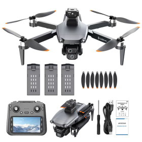Професійний квадрокоптер LYZRC L600 PRO-1 з камерою 4K, GPS, 5G Wi-Fi, пульт з дисплеєм, 3 акумулятори, сумка