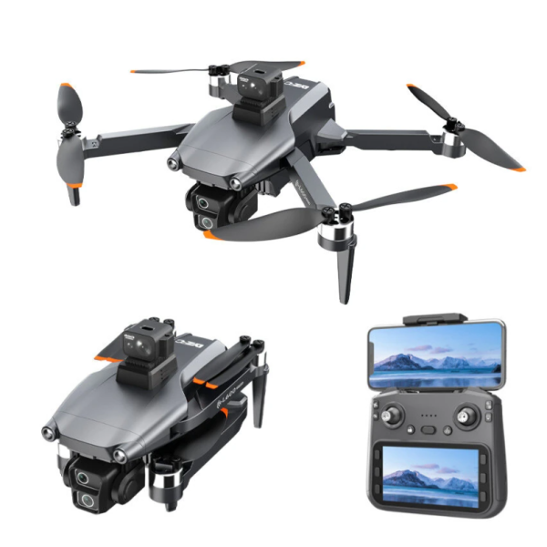 Професійний квадрокоптер L600-2 PRO MAX 4K з 3-осьовим підвісом, GPS, пульт з екраном, дальність до 3 км