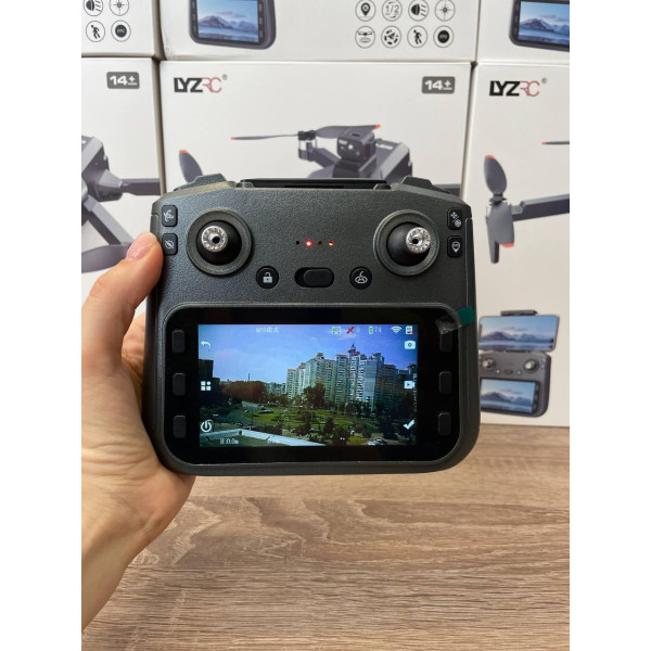 Професійний квадрокоптер L600-2 PRO MAX 4K з 3-осьовим підвісом, GPS, пульт з екраном, дальність до 3 км