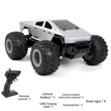 Машинка на радіокеруванні Tesla Cybertruck JJRC Q208 RC-джип машинка з пультом джип для дітей з LED-підсвіткою