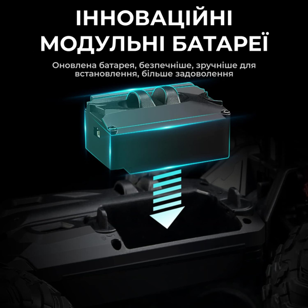 Машинка на радіокеруванні KFPLAN KF11 1:16 – монстр-трак 4WD, до 40 км/год позашляховик , повний привід