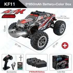 Машинка на радіокеруванні KFPLAN KF11 1:16 – монстр-трак 4WD, до 40 км/год джип для бездоріжжя 4x4 3 акумулятори