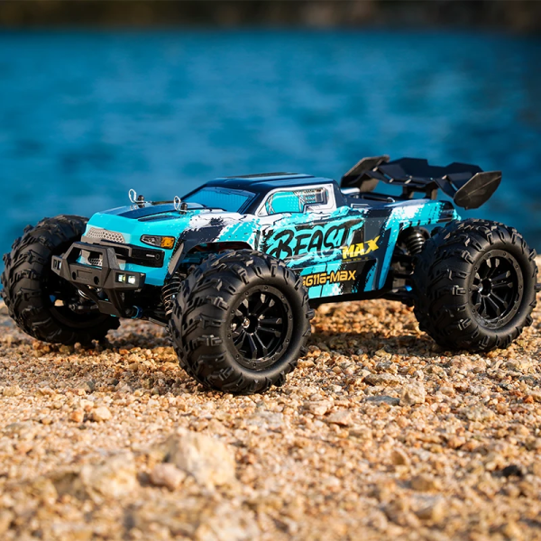 Машинка на радіокеруванні SG116 4WD Радіокерований автомобіль RC машина 1:16 4WD до 80 км/год 3 акумулятори