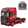 Радіокерована модель Камаз-фура RC 770s 1/18 з пультом та звуковими ефектами з прицепом