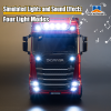 Радіокерована модель Камаз-фура RC 770s 1/18 з пультом та звуковими ефектами з прицепом