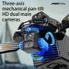Професійний Квадрокоптер AE60 Ultra 10 км, 4K камерою 3-осьовим стабілізатором та екраном у пульті