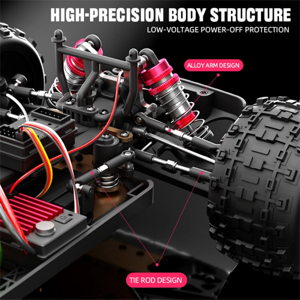 Машинка на радіокеруванні JJRC C8803 4WD до 60 км/год 1:12 БК мотор Позашляховик на пульті Радіокерований джип