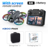 Квадрокоптер XKJ K200 MAX з екраном 5.9", Wi-Fi FPV, 480P камерою, оптичне позиціонування, дрон з кейсом та датчиком перешкод