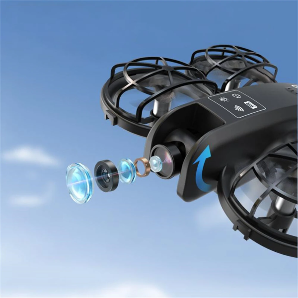Квадрокоптер XKJ K100 MAX з камерою 480P, пульт з екраном, FPV Wi-Fi, складаний дрон для дітей і початківців + чохол
