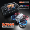 Квадрокоптер XKJ K100 MAX з камерою 480P, пульт з екраном, FPV Wi-Fi, складаний дрон для дітей і початківців + чохол