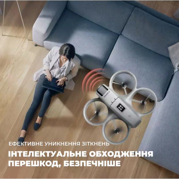 Дитячий міні квадрокоптер V66 Mini дрон для дітей з HD камерою, FPV Wi-Fi, до 200 м до 12 хв.