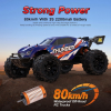 Машинка на пульті  MT14R 4WD, 80 км/год, безщіточний двигун, металеве шасі, дрифт машинка на радіокеруванні
