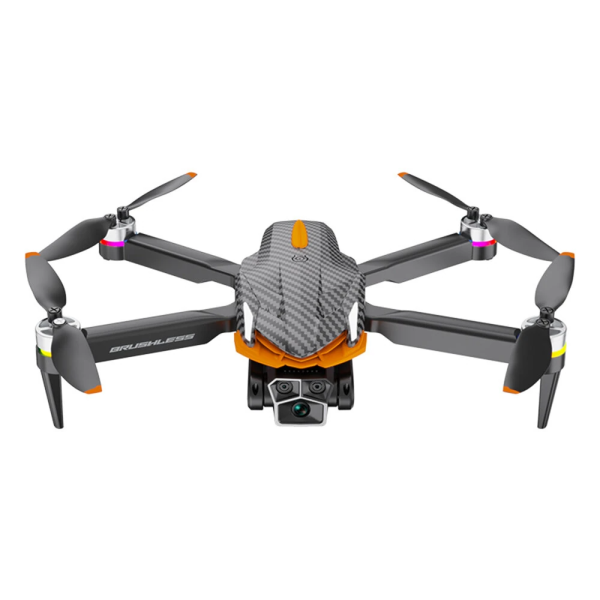 Квадрокоптер з екраном AE4 PRO, HD камера 480P, безщітковий мотор оптичне позиціонування, дрон із сумкою