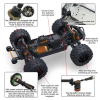 Машинка на радіокеруванні JIUSI PT14R 1:14 4x4 80 км/год – Машинка RC швидка безщіткова 4WD з акумулятором