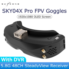 Skyzone SKY04X PRO FPV-окуляри OLED 1980×1080, 100 fps, SteadyView V3.3