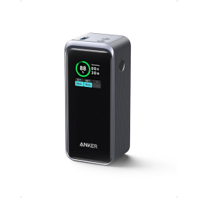 Повербанк Anker A1336 20000 мА·год 200W, Power Bank USB-C 100W / USB-A 65W, LCD-дисплей, швидка зарядка