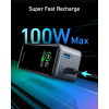 Повербанк Anker A1336 20000 мА·год 200W, Power Bank USB-C 100W / USB-A 65W, LCD-дисплей, швидка зарядка
