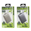 Повербанк Powerbank Remax FC-06 20000 мА·год (22.5W) Power Bank з вбудованим кабелем Type-C, швидка зарядка PD/QC, USB-A 12W