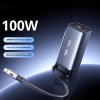 Повербанк Power Bank Remax FC-22 20000 mAh 100W, Type-C PD, вбудований кабель, швидка зарядка ноутбука, дисплей