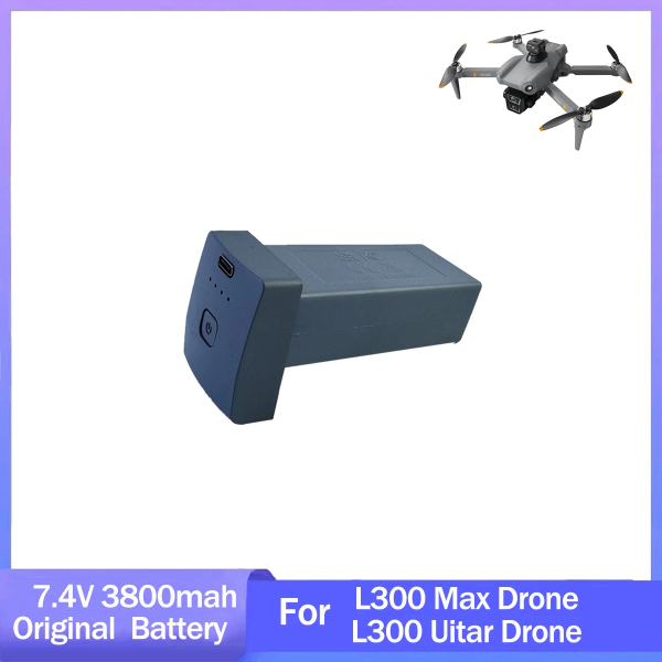 Акумулятор 7.4V 3800mAh для дрона L300 Max / L300 Uitar RC Drone — Li-Po батарея, запасний акумулятор для квадрокоптера