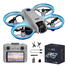 Дрон GT3 Max 4K квадрокоптер з екранним пультом, GPS, FPV та захистом 360 °, 3 батареї + кейс