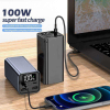 Потужний Повербанк Power Bank 18000 mAh 65W PD заряджання ноутбуків через Type-C із швидкою зарядкою