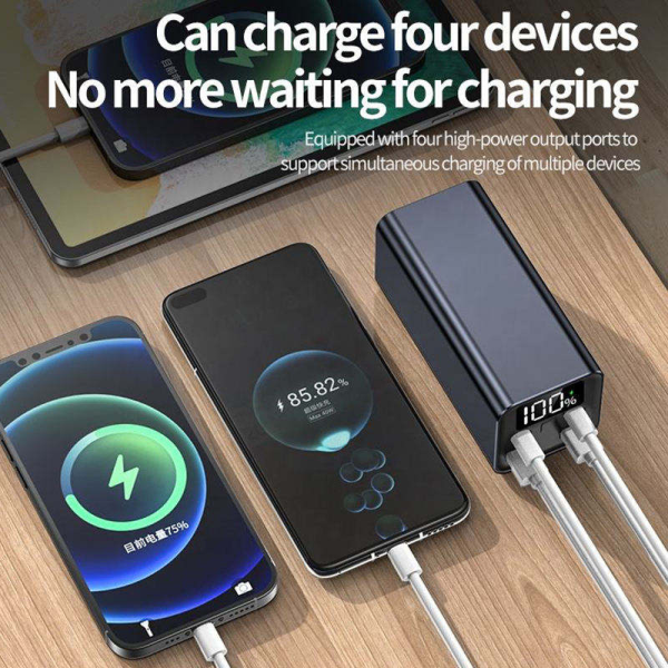 Потужний Повербанк Power Bank 18000 mAh 65W PD заряджання ноутбуків через Type-C із швидкою зарядкою